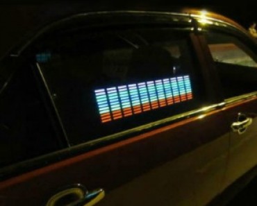 Sound activated car lights