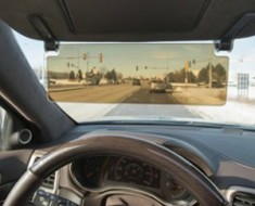 see through sun visor